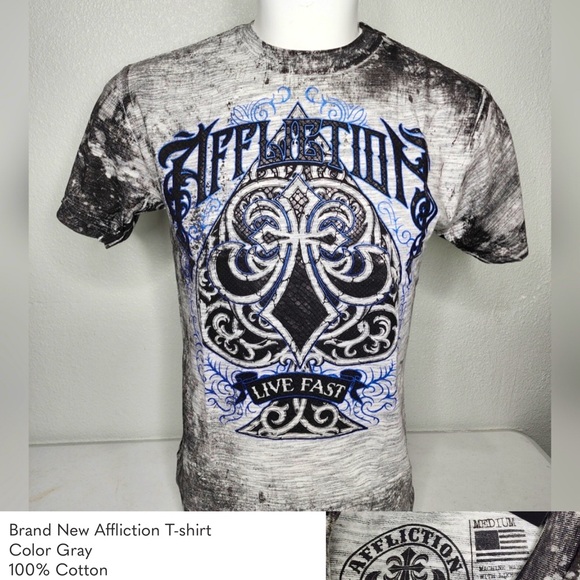 Affliction Men’s Medium T-Shirt - Picture 1 of 9